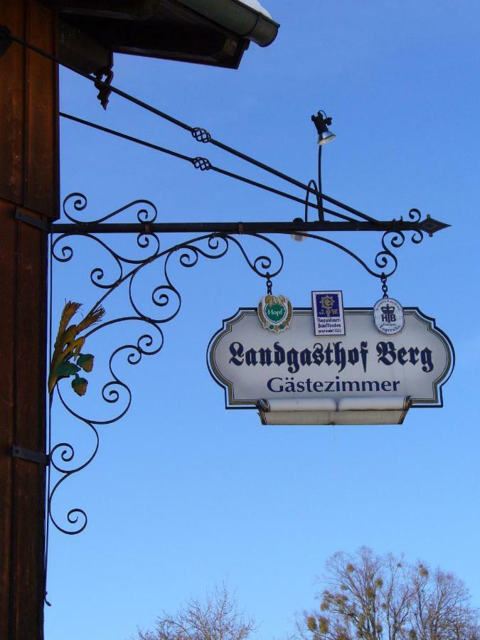 Landgasthof Berg Eurasburg Eksteriør billede